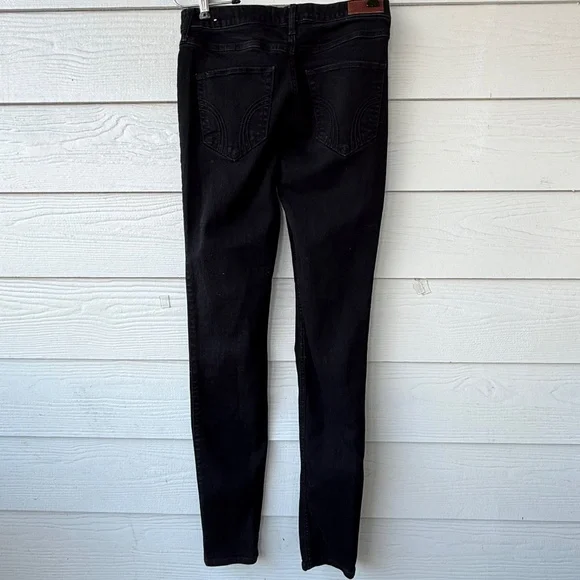 Hollister High Rise Skinny Jeans | Size 28 | Black | Stretch Denim - Picture 2 of 8